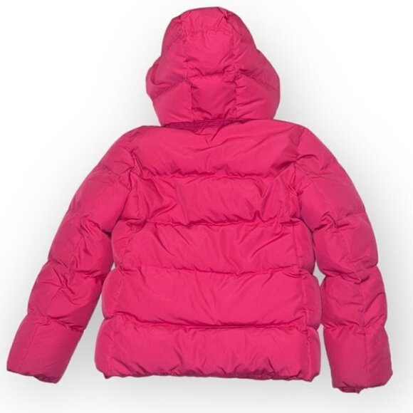 Gap kids bright pink down filled puffer winter coat size XL - Picture 7 of 14